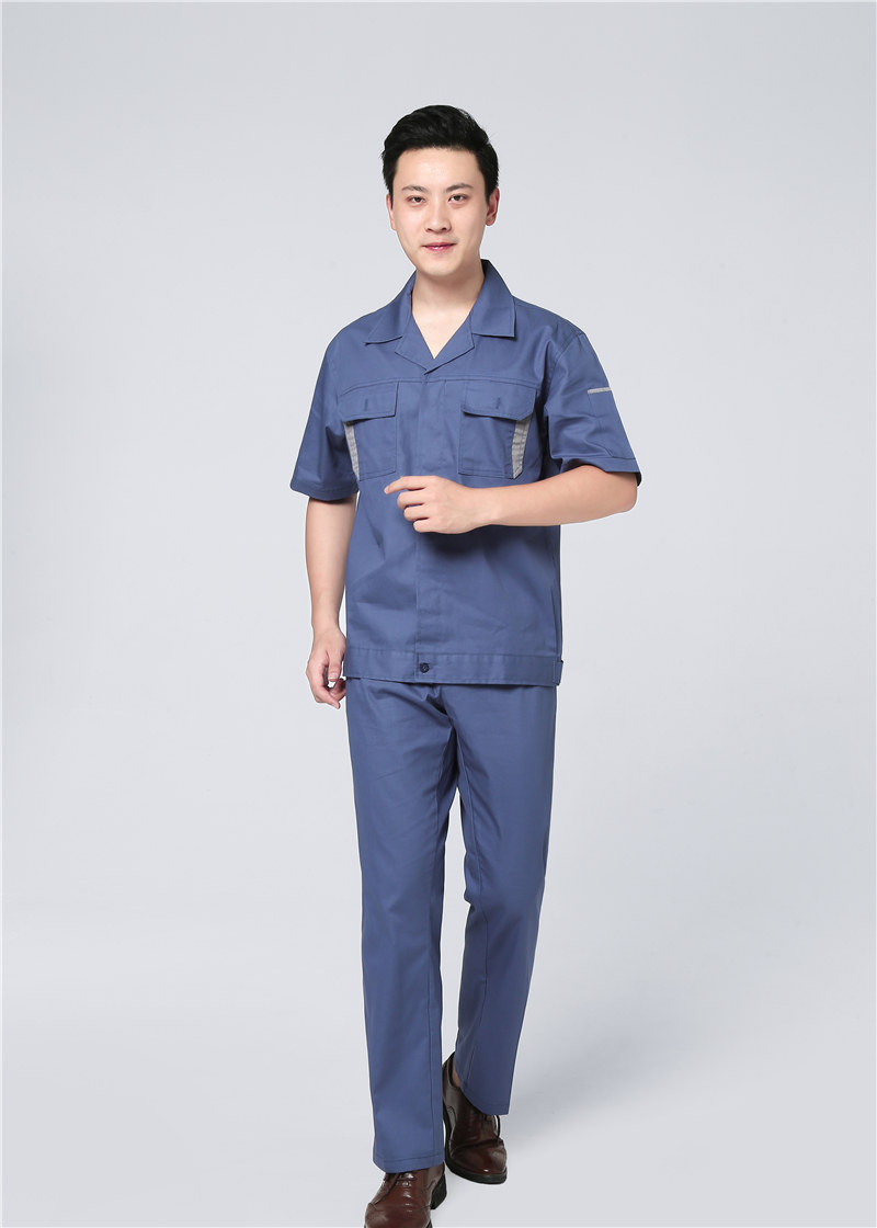 工程服訂做YX短袖新品純棉工作服夏季Y901